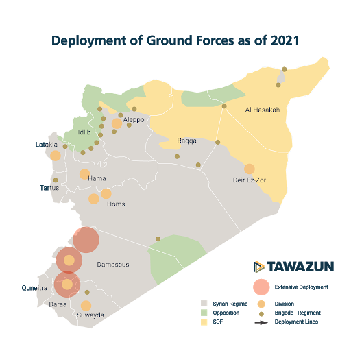 Deployment of Ground Forces as of 2021